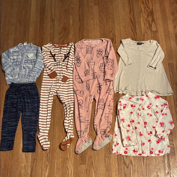 Assorted Kids Pajamas, Dresses, Cardigan and Legging - Picture 1 of 14